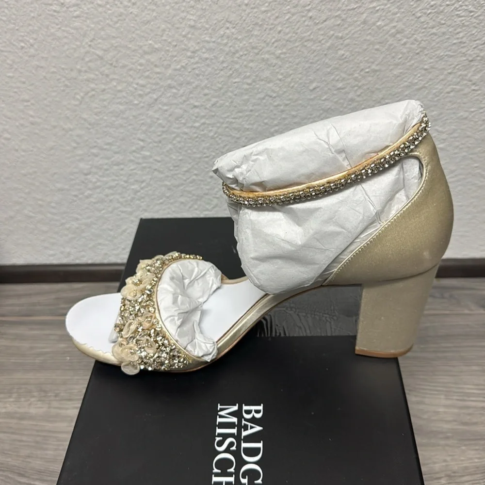 Badgley Mischka Finesse - Ivory BRIDAL Shoes - Picture 7 of 7